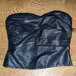 Marc Jacobs Leather Corset Top